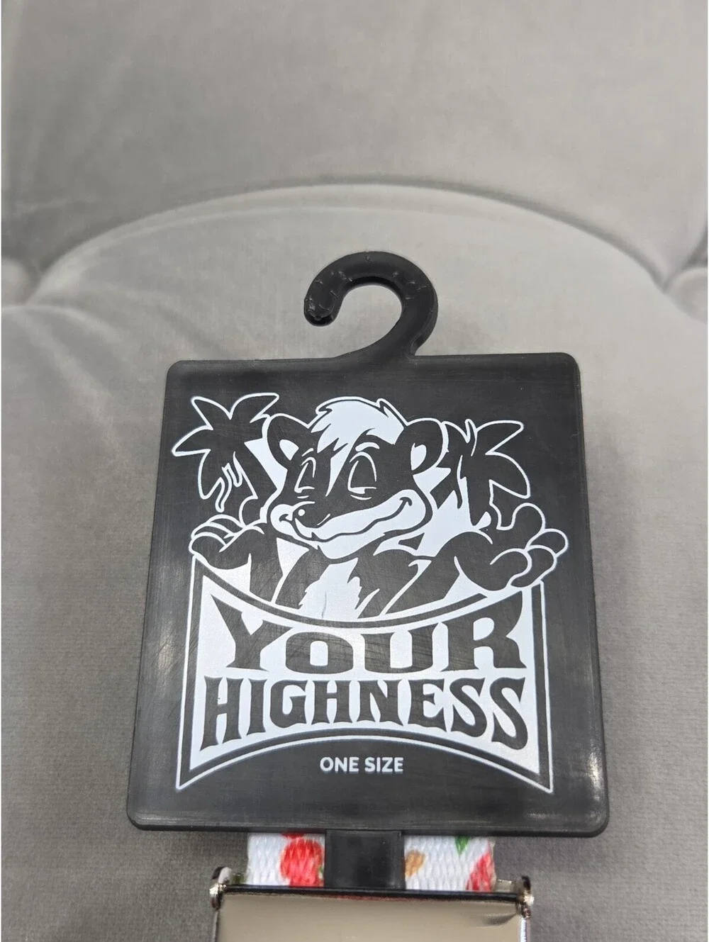 Your Highness Cherry Pie White Belt Silver Metal Buckle Zumiez New